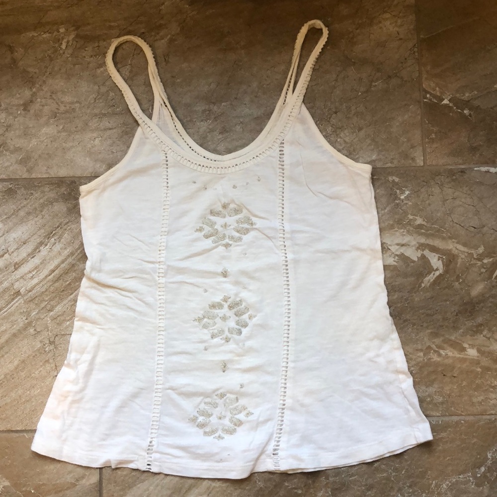 Beaded Tank Top (Size XS)
